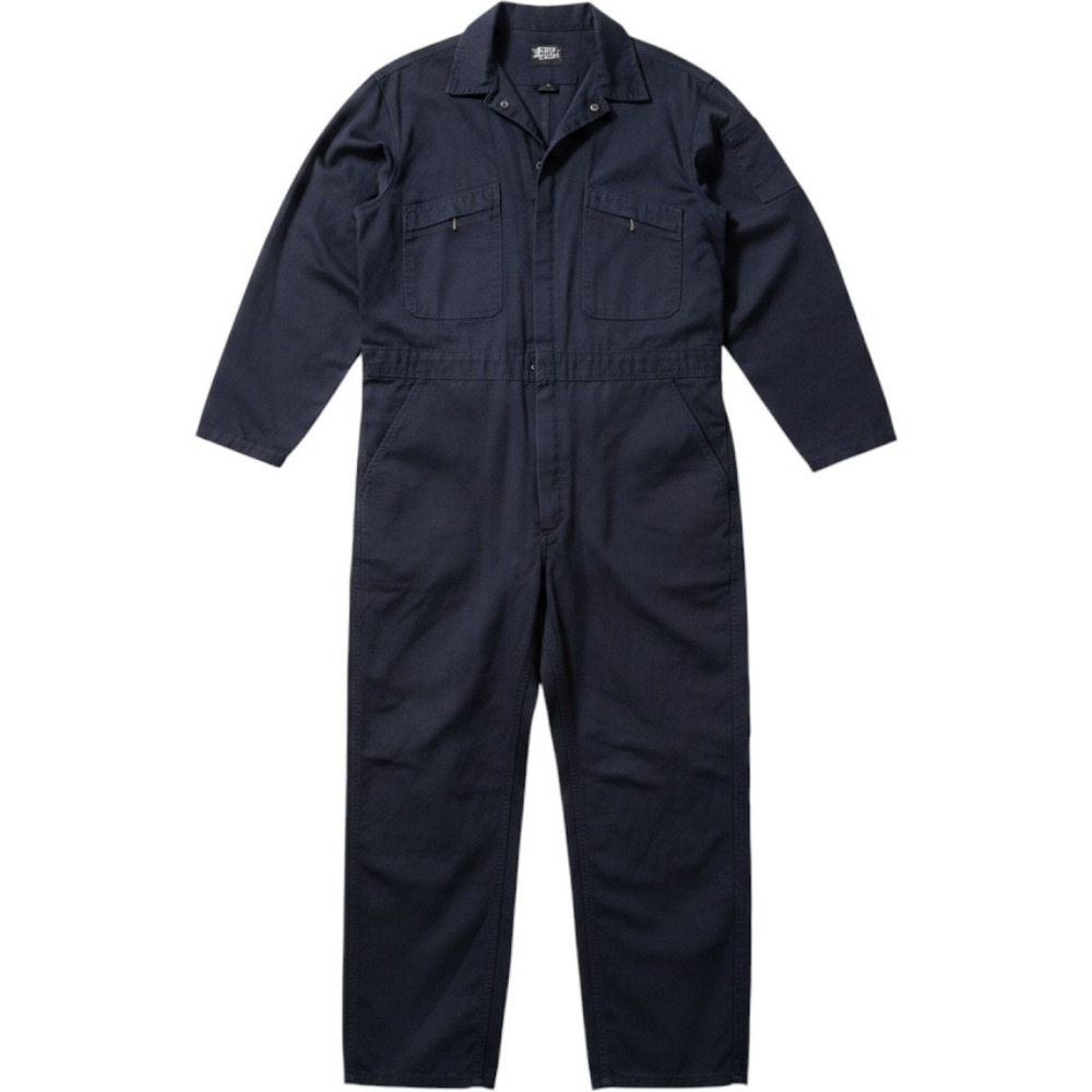 Key Coveralls LR Navy Blue Long Sleeve Zip Utility Jumpsuit Workwear Gorpcore